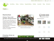 Tablet Screenshot of kaninchenwiese.de